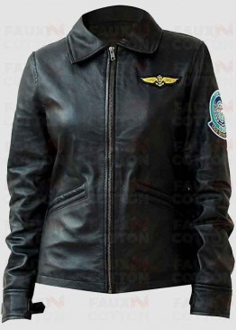 Top Gun Kelly McGillis Leather Jacket